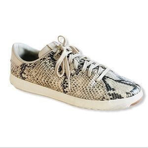 Cole Haan GrandPro Snake Print Sneaker Size 8